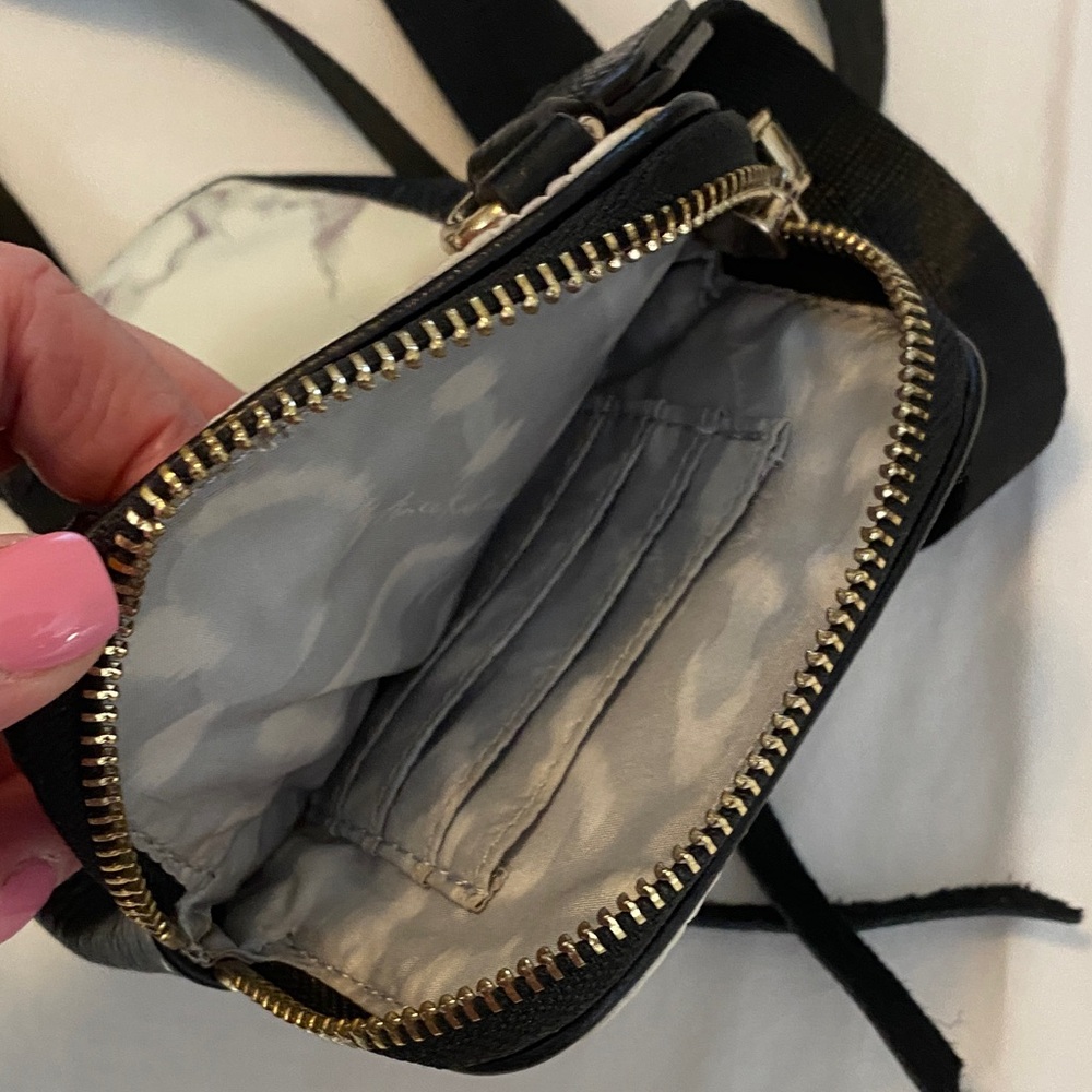 Aimee Kestenberg Crossbody Bag - Black and White Marble - Picture 2 of 3